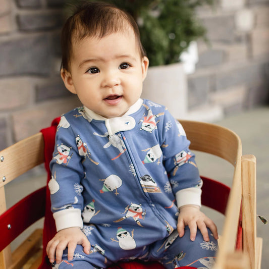 Meet Me on the Mountain Organic Footie Pajamas