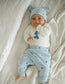 Organic Applique Castle Bodysuit/Pant 3PC Gift Set
