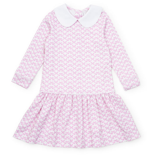 Lillian Pima Dress - Pretty Pink Bows