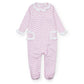 Lucy Pima Romper - Pretty Pink Bows