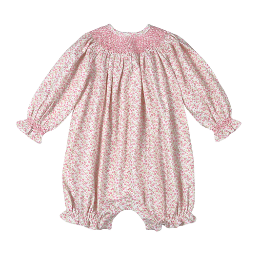 Melody Hand Smocked Pima Bishop Bubble