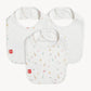 Pink Little Bitty Pretty One Magnetic 3 Pack Bibs