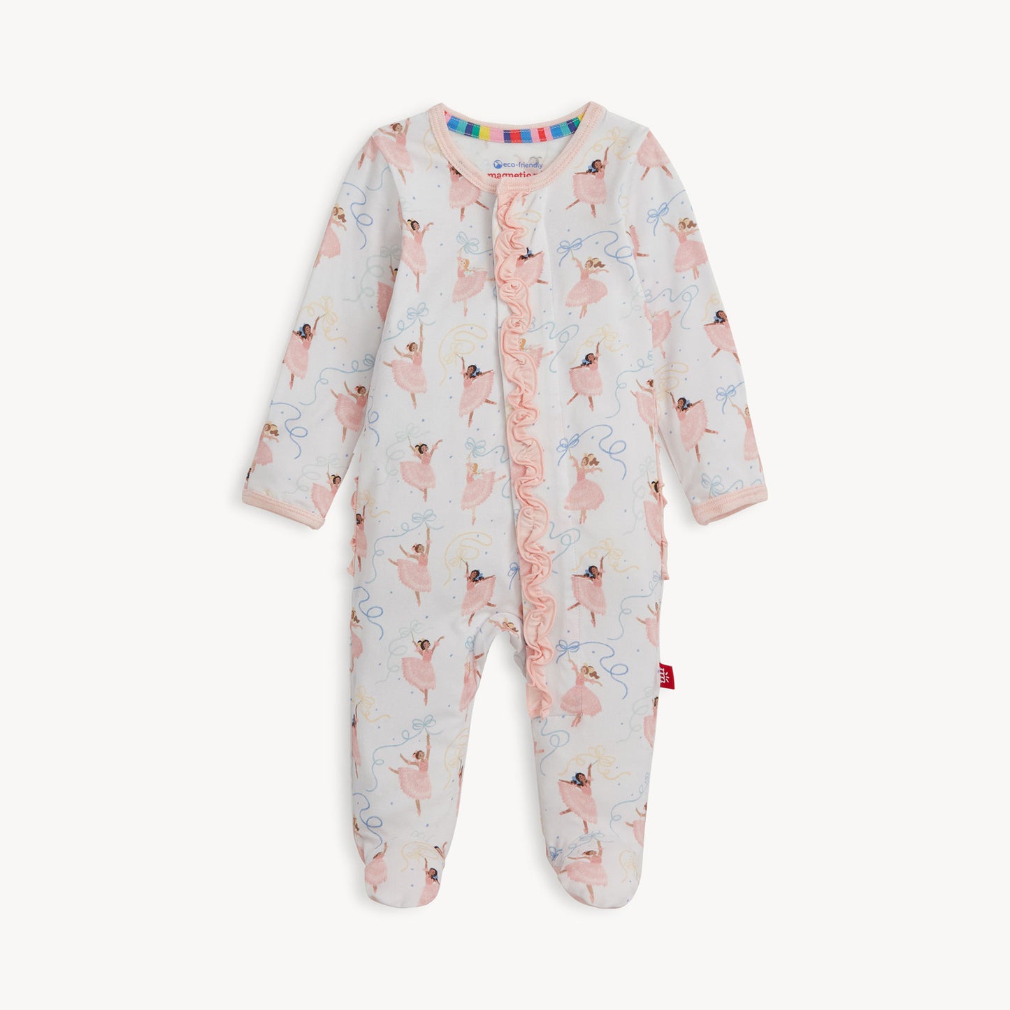 Pretty Plies Ruffle Magnetic Footie
