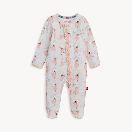 Pretty Plies Ruffle Magnetic Footie