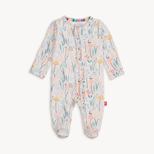 Shroom and Bloom Ruffle Magnetic Footie