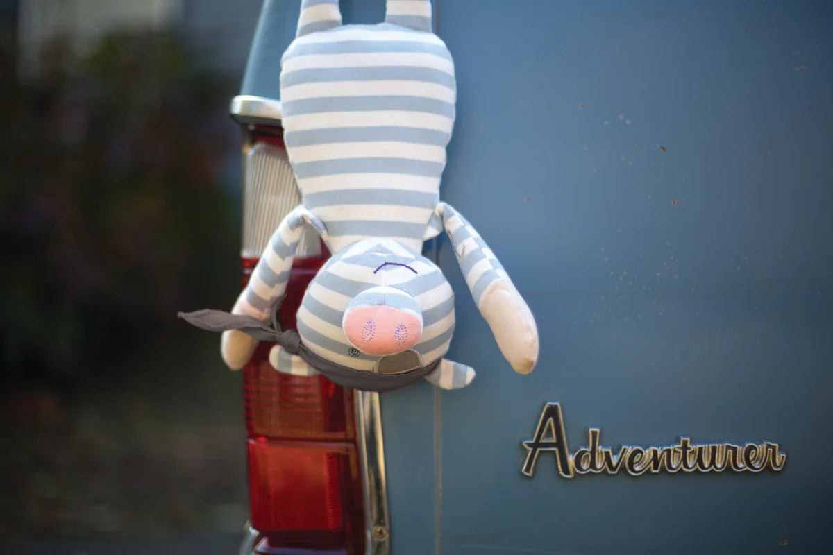 Organic Pirate Pig Plush Toy