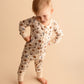 Organic Hoops Zip Romper
