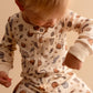 Organic Hoops Zip Romper