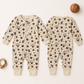Organic Hoops Zip Romper