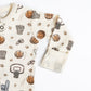 Organic Hoops Zip Romper