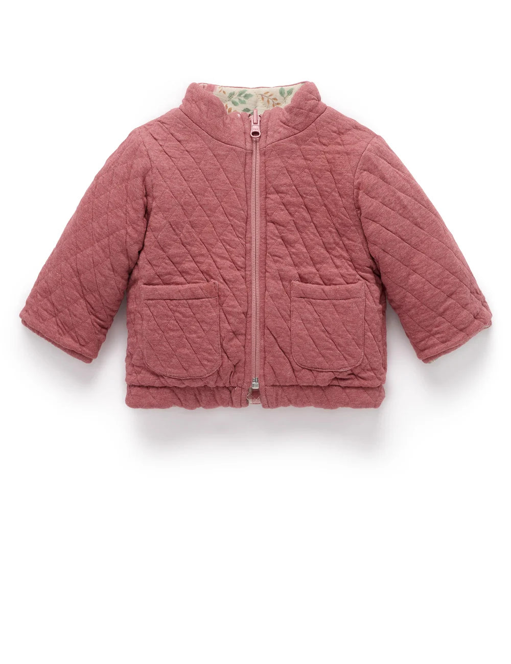 Organic Reversible Quilted Patchwork Jacket