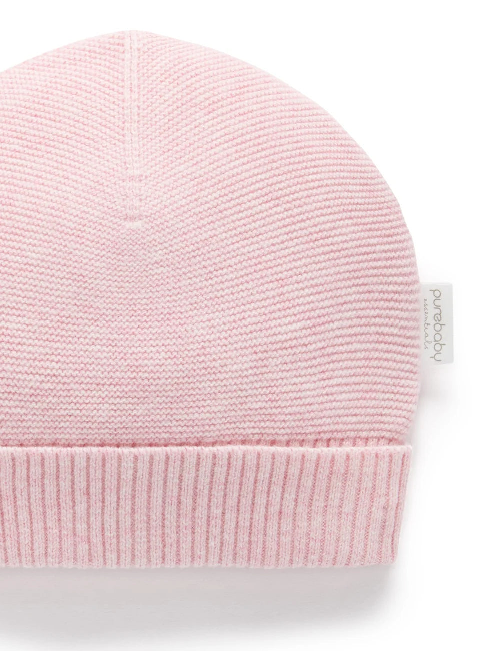 Organic Pink Melange Beanie