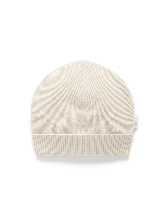 Organic Wheat Melange Beanie