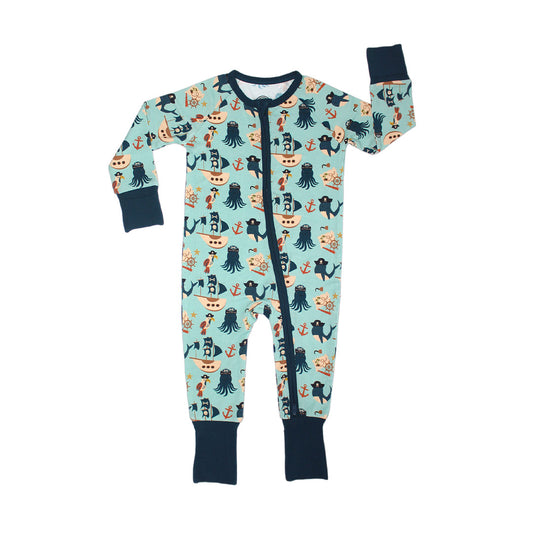 Pirate's Life Bamboo Convertible Pajamas