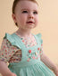 Organic Muslin Embroidered Shirt & Overall Set