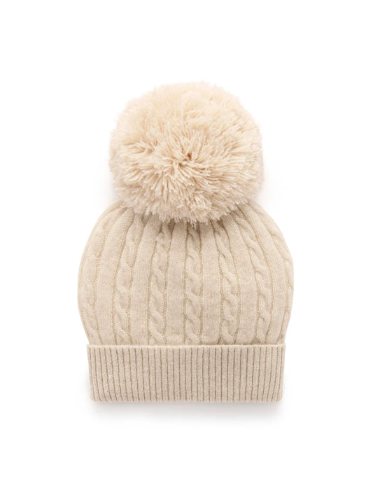 Cashmere Camel Melange Beanie