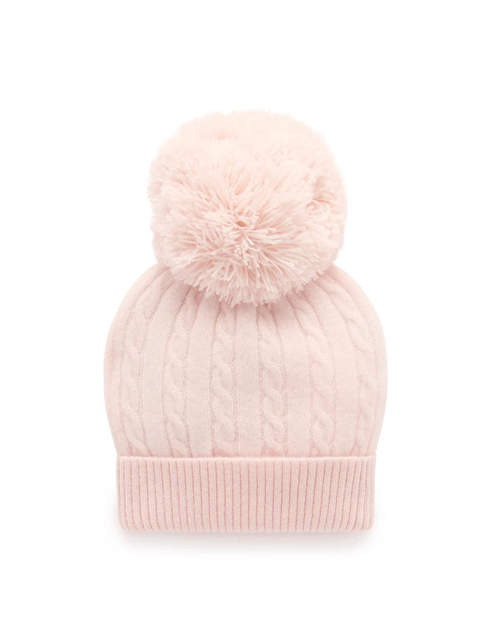 Cashmere Pale Pink Melange Beanie