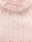 Cashmere Pale Pink Melange Beanie