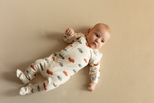 Trucks Modal Zip Footie