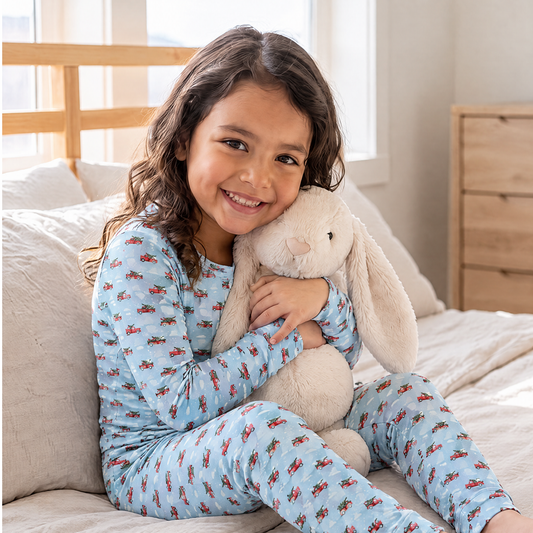 "Pick Up" The Tree 2PC Shirt/Pants Bamboo Pajama Set