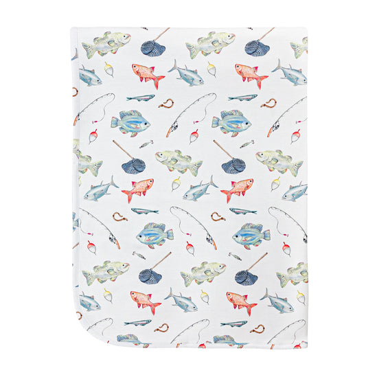 Fishing Day Pima Blanket