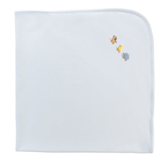 Sweet Toys Embroidered Pima Baby Blanket