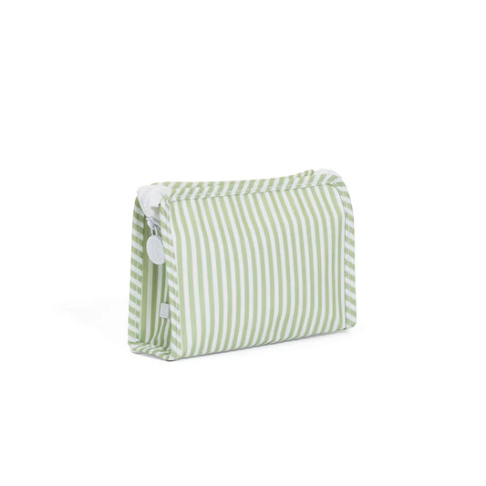 Sage Pimlico Stripe Roadie Small Zip Pouch
