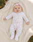 Bloomie Friends Pima Zip Ruffle Footie