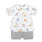 Jungle Kids Pima Shirt & Bloomer Set