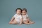 Little Hop Pink Embroidered Pima Shirt and Diaper Cover Set