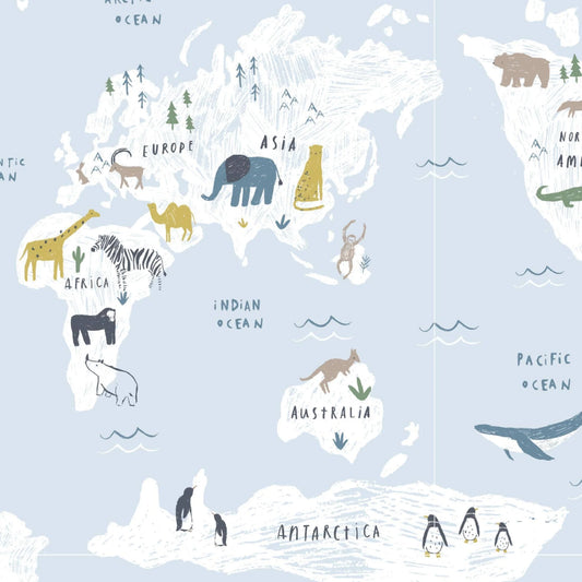 Sea The World Baby Blanket