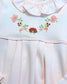 Pretty Flowers Embroidered Pima Ruffle Bubble