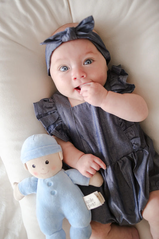 Organic First Baby Doll: Blue