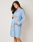 The Essential Pima Maternity Set - Periwinkle & La Mer