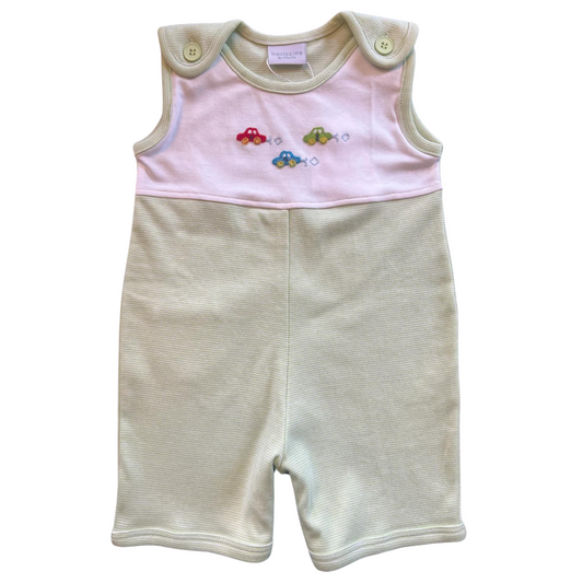 Race Cars Pima Sleeveless Romper