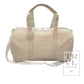 Gingham Khaki Weekender Duffel Bag