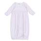 Pink Mini Stripes Pima Gown