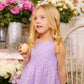 Organic Lavender Eyelet Organic Dress