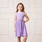Organic Lavender Eyelet Organic Dress