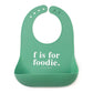 F for Foodie Wonder Bib