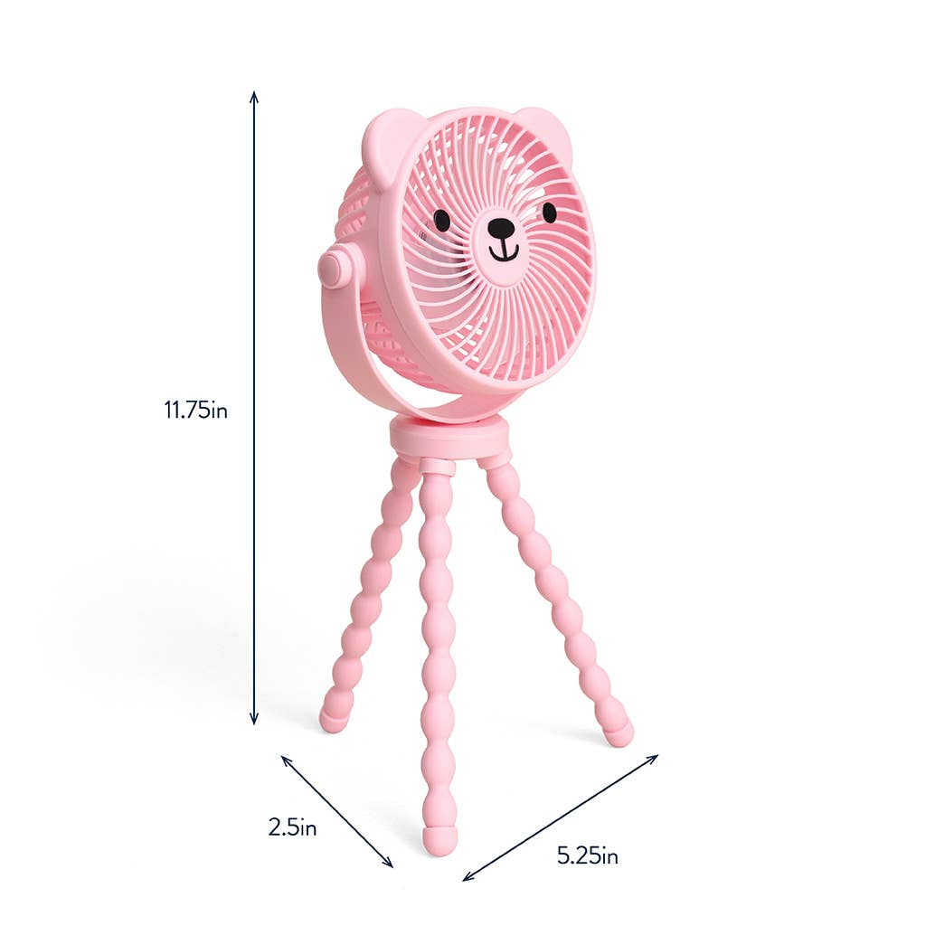 Itzy Breeze 3-Speed Stroller Fan™ - Pink