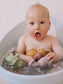 Dino Natural Rubber Teether, Rattle & Bath Toy