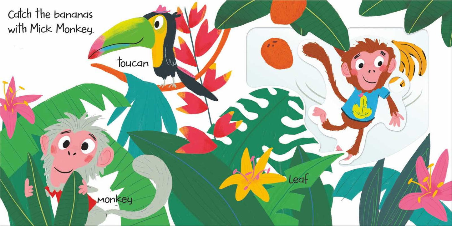 Slide and Peek In The Wild Board Book