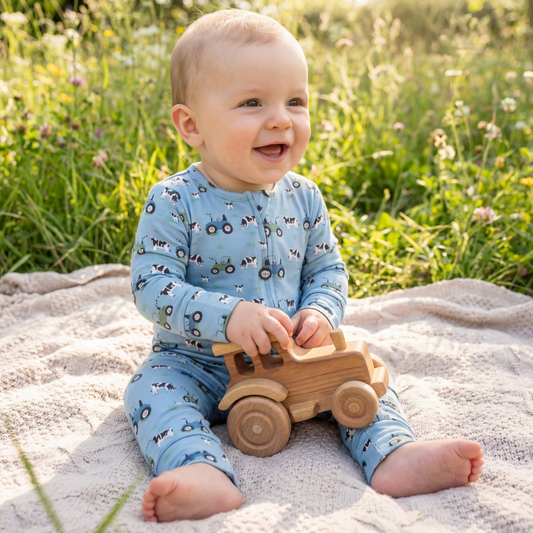 Farm Life Convertible Bamboo Romper