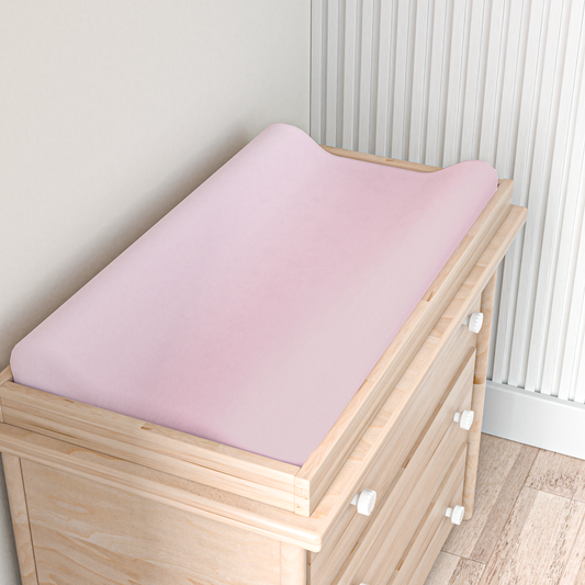 Pima Bassinet Sheet/Changing Pad Cover- Light Pink