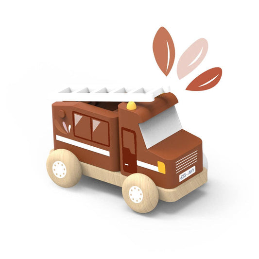 Fire Truck Wooden Toy