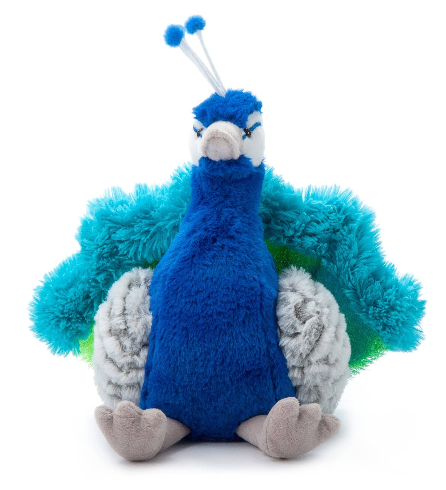 12" Wild Onez Peacock Bird Stuffed Animal
