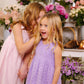 Organic Lavender Eyelet Organic Dress
