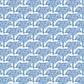 Parker Pima Zip Pajamas - African Elephants Blue