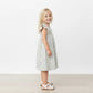 Organic Tulle Floral Short Sleeve Flutter Dress